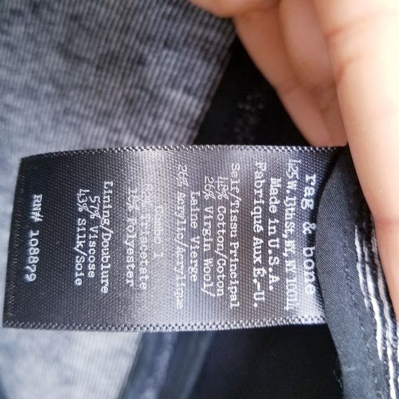 Rag‎ & Bone Gray Wool fitted Blazer 8 - Picture 8 of 16